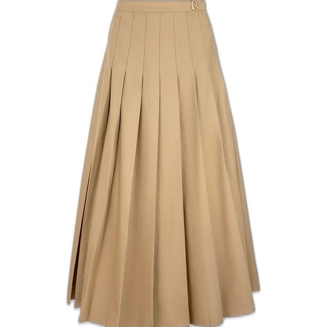 BUTTONSCARVES Greta Pleated Skirt Rok Wanita - ha