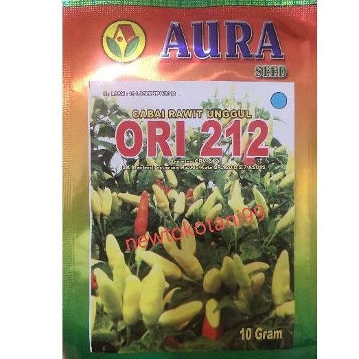 Benih cabe rawit ORI 212 10 gram cabai rawet putih ORI212 dari aura seed
