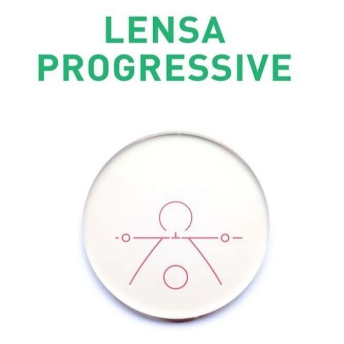 lensa kacamata progresif