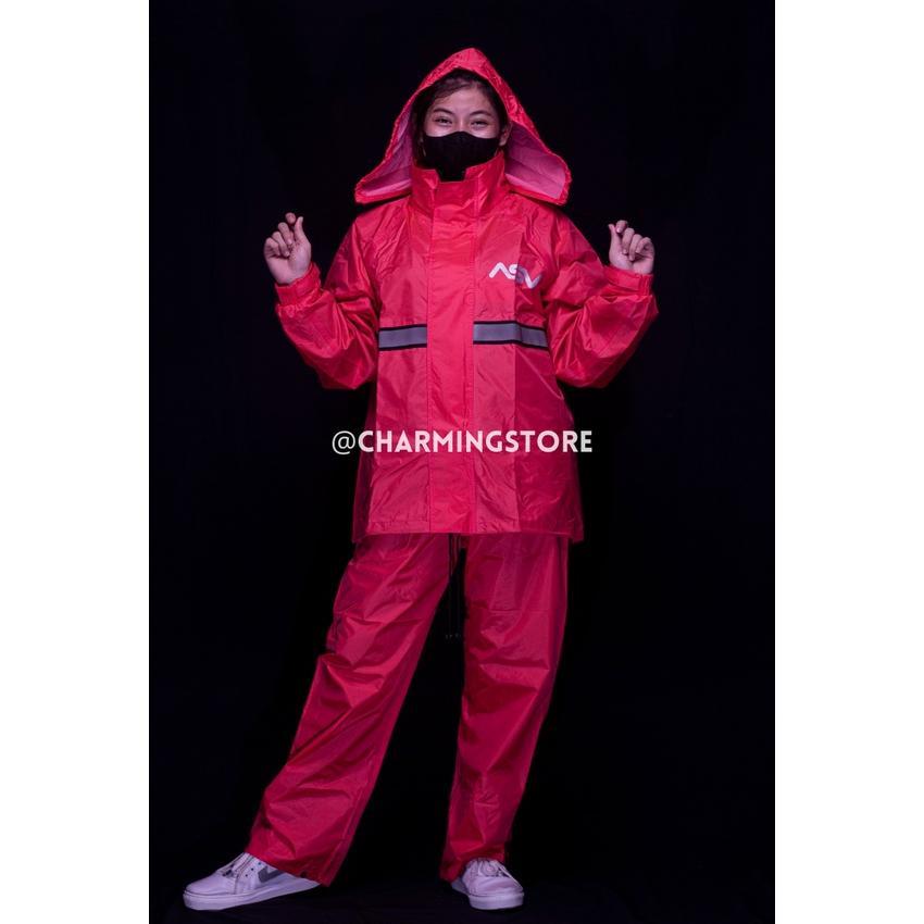 Jas Ujan ASV Original Jas Hujan Parasut Jaket Hujan Pria Mantel Hujan Parasut Tebal Jas Hujan Parasi