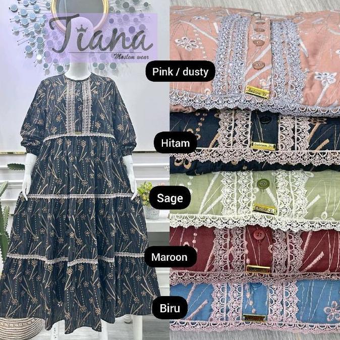 salvina midi katun bordir bolong kombinasi renda ||||||||||