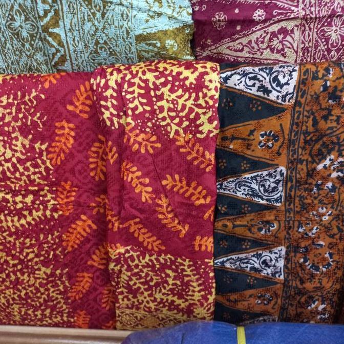 SET KAIN BATIK DAN SELENDANG / 1 SET BATIK VISCOSE DAN SELENDANG