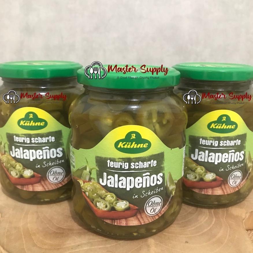 KUHNE JALAPENO 375 ML / ACAR JALAPENO / CABE JALAPENO / CABE MEXICO