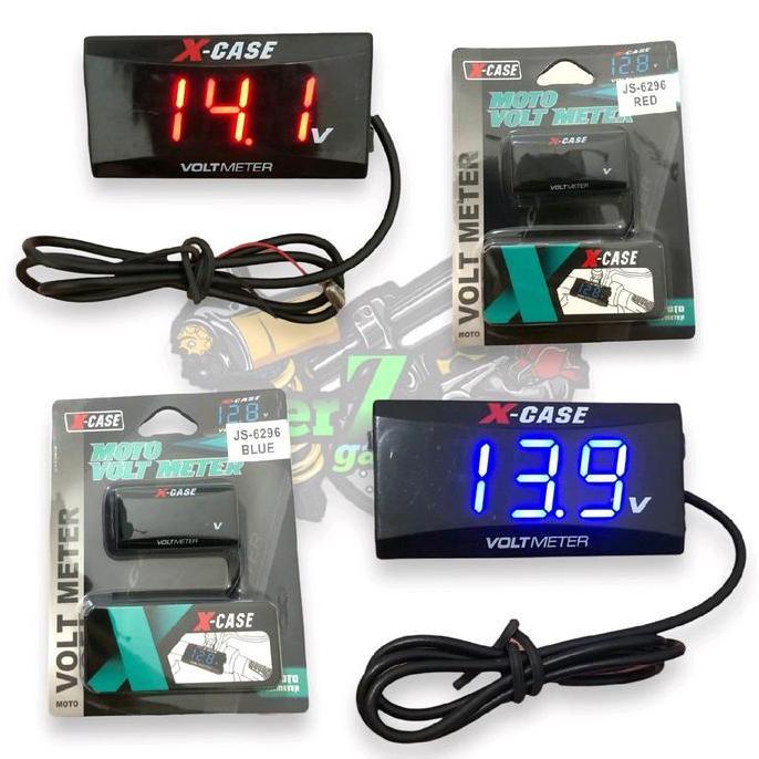 Bungavezza - Voltmeter/Voltmeter Aki  anti air /Pengukur Daya Aki - Volt Meter Aki 12 Volt universal