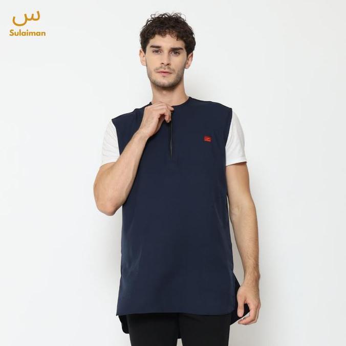 Laristerbaik- Rompi Shalat Sholat Pria Rosal By Sulaiman Motif Polos Bahan Adem Nyaman