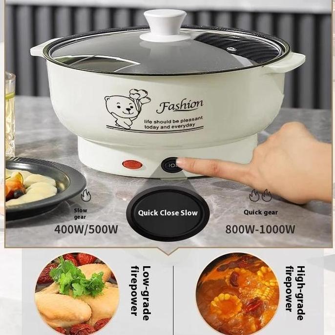 Coox- Panci Masak Teflon Panci Masak Keramik Lapisan Baja Tahan Karat Panci Masak Anti Lengket Multi