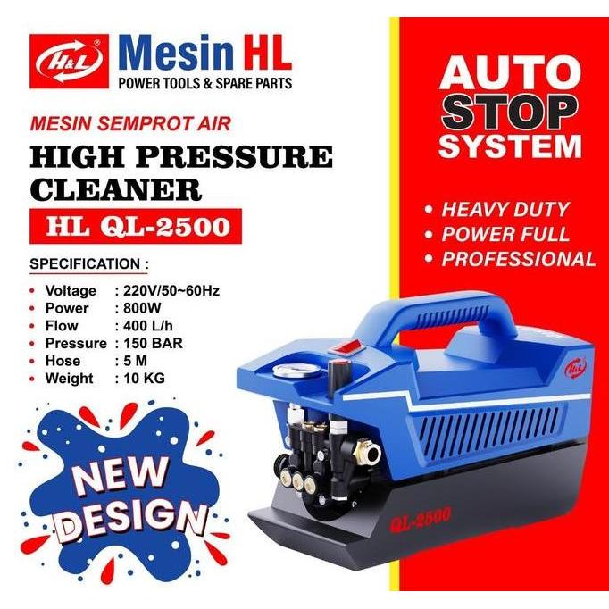 Jet Cleaner H&L QL250 QL 2500 Mesin Cuci Steam Motor Mobil AC
