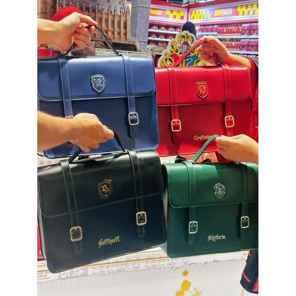 MINISO Harry Potter Backpack for Women Men PU Leather Large Capacity Backbag Hogwarts School Britain