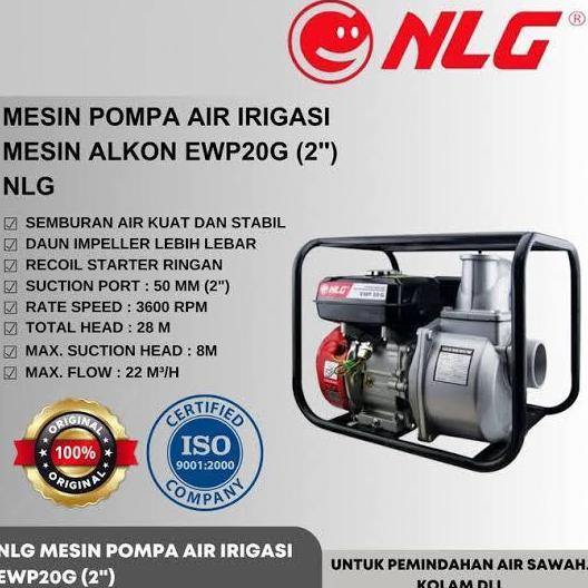 @#@#@#] MESIN POMPA AIR BENSIN ALKON IRIGASI NLG 2" 2 INCH