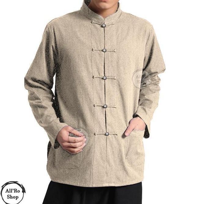 [READY] Baju Koko Pria Cheongsam IPMAN Lengan Panjang Busana Koko ARS