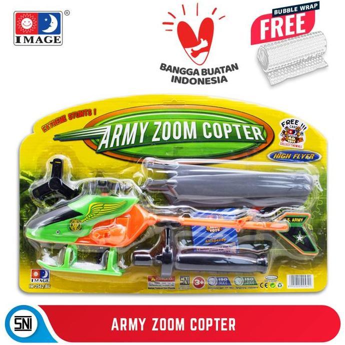 Diskont Image Toys Mainan Army Zoom Copter