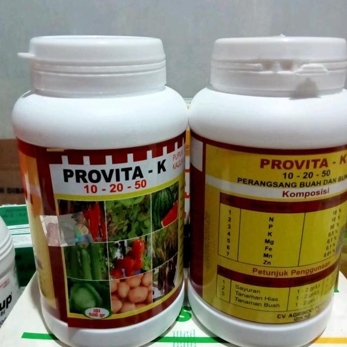 Gaerdenpic- Pupuk Pemacu Bunga Dan Buah Provita K Npk 10 - 20 - 50 Extra Kalium Pupuk Anti Rontok Bu