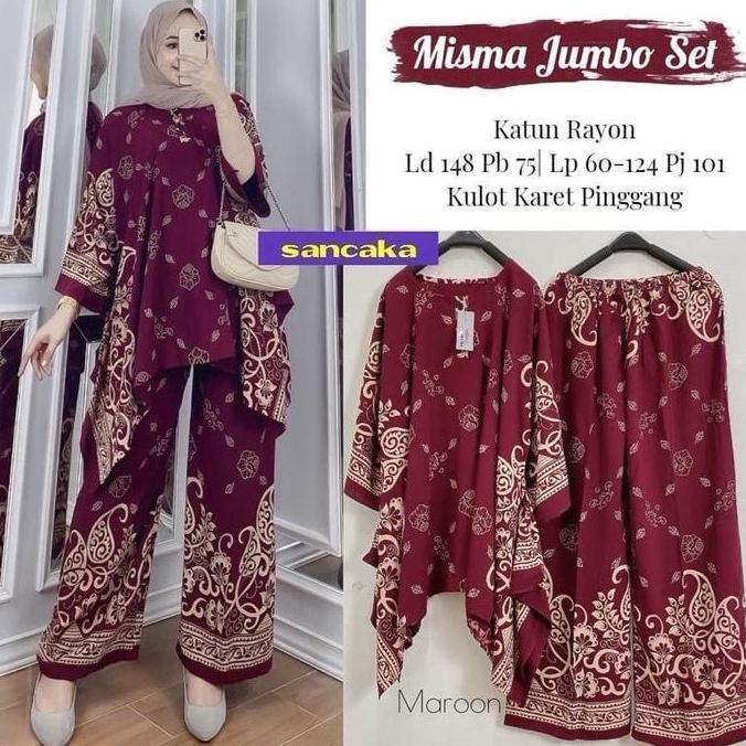 Newrelig- One Set Waka Jumbo Busui | Misma Jumbo Set -Setelan Cp Waka Waka Super Jumbo - Setelan Jum