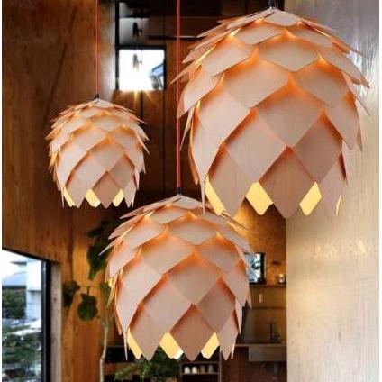 Xyxy- Lampu Gantung Bunga Pinus - Kap Minimalis Dekorasi Cafe Hias Ruang Tamu Kamar Teras Meja Makan