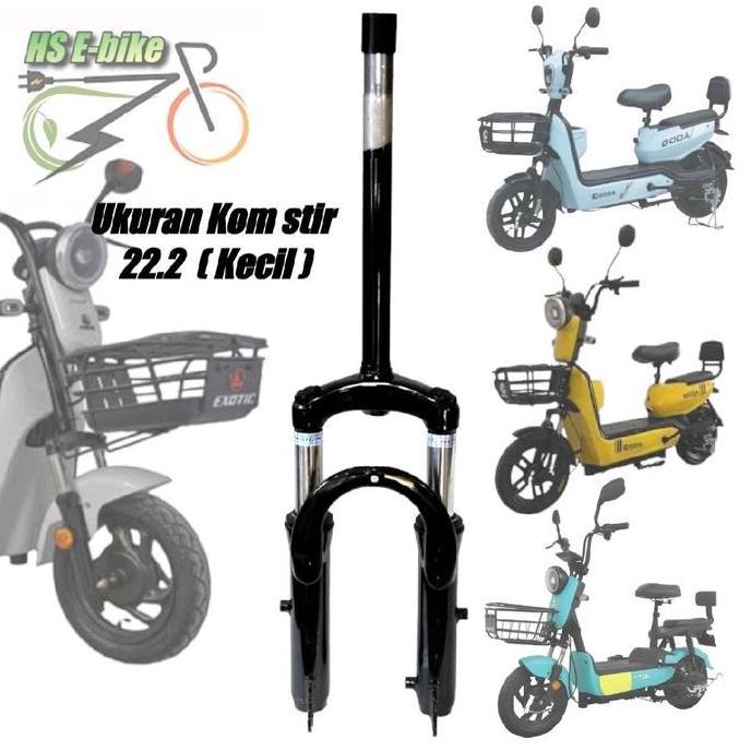 Promo FORK FRONT / SHOCKBREAKER DEPAN SEPEDA LISTRIK Exotic Outdoor Diskon