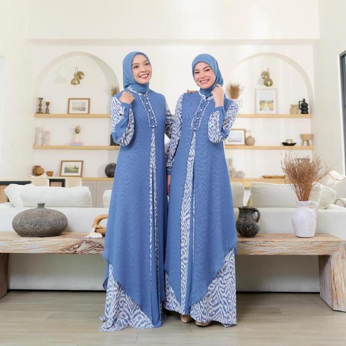 Sale Madeira.Id - Etnik Set Dress (Inner Gamis & Outer, Busui Wudhu Friendly)