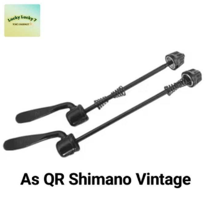 Promo As QR Shimano As Quick Release Shimano Vintage Skewer Shimano Depan dan Belakang Diskon