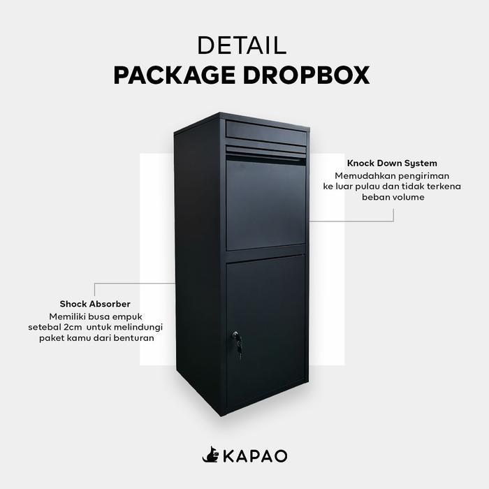 Ready Stock Kotak Paket Rumah Black Hitam Kapao Murah