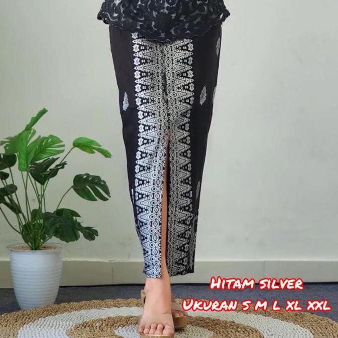 DI156 >> Rok Kebaya Bali Pramugari Skirt Rok Span Batik Panjang Songket Katun Print Ukir Bawahan Keb