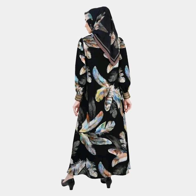 Grosir A4155.04 - Abaya Hikmat Fashion Original Set Hijab