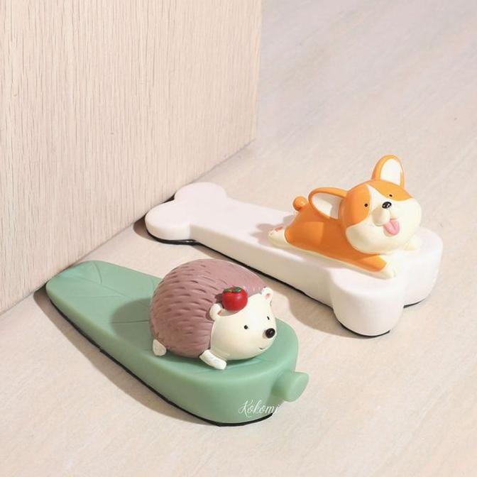 KOKOMI Door Stopper Yuma Bentuk Lucu Ganjalan Pintu Penahan Karet Pengganjal Ganjal Pintu Door Stopp