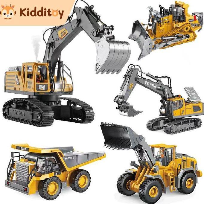 Berkualitas Mainan Excavator Remote Control Besar Mobil Ekskavator Rc Excavator