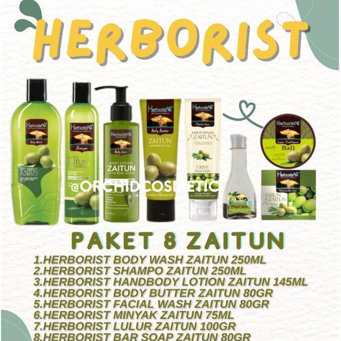Bersih- Herborist Paket Zaitun Lengkap / Herborist Paket Hadiah Seserahan Wedding Lengkap /Paket Her