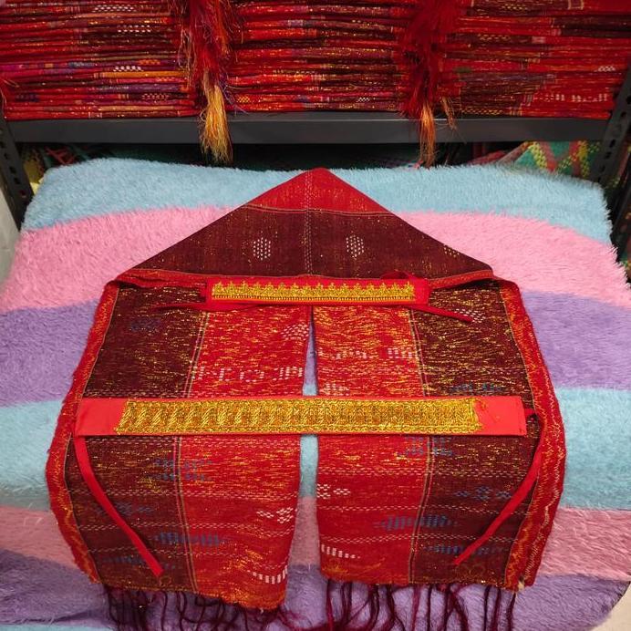 PAKET 3 SORTALI ANAK - IKAT PINGGANG ANAK - ULOS SADUM HANDE HANDE / ULOS BATAK TOBA /ULOS BATAK