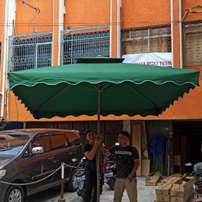 tenda payung gantung/payung taman,cafe,shower kotak diameter 300cm