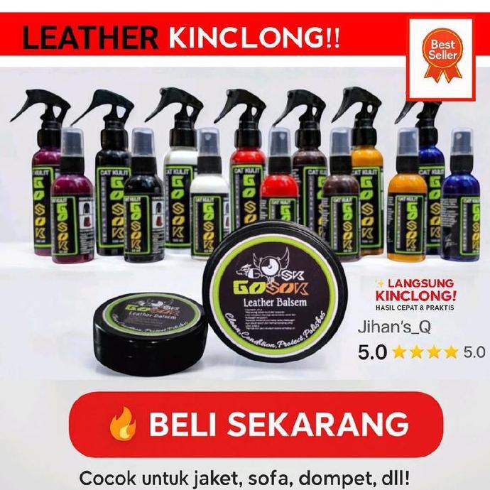 Keren- Cat Kulit Sepatu Repaint Cat Jaket Kulit Tas Canvas Gosok Leather Paint Acrylic Rubber Cat Mi