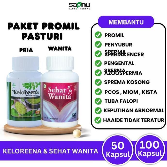 Cleaanea- Herbal Promil Buat Pasturi Keloreena Dan Sehat Wanita Penyubur Sperma