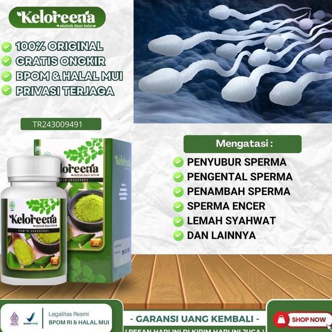 Cleaanea- Obat Penyubur Sperma Pria - Pengental Sperma Encer - Penambah Sperma Kosong - Obat Air Man