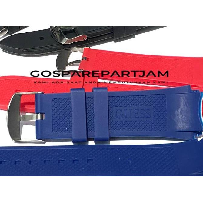Watchtime- Strap Tali Jam Tangan Guess Gs Gww0248G5 W0247G3 Pria Rubber