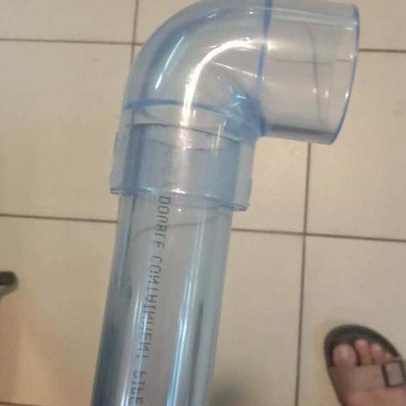 Pipa pvc bening  Pipa PVC Transparan pipa pvc clear 3/4