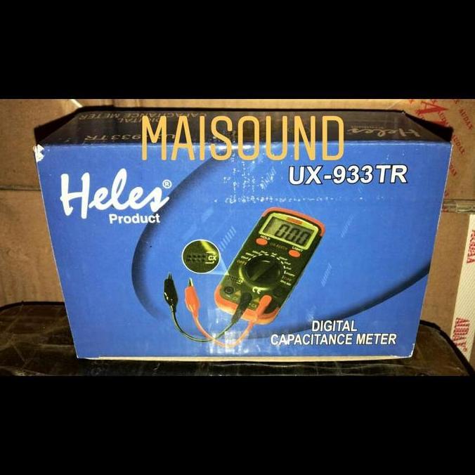 Kapasitor Meter HELES UX 933 TR Capacitance meter ux933tr BISA GRAB
