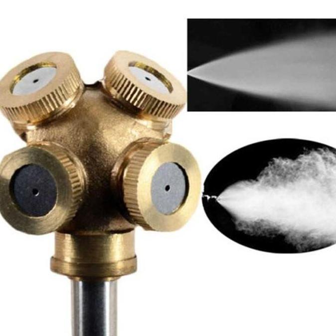 Lansungkirim- Water Mist Sprinkler Sprinkle Kabut Sprayer Nozzle Air Irigasi Taman