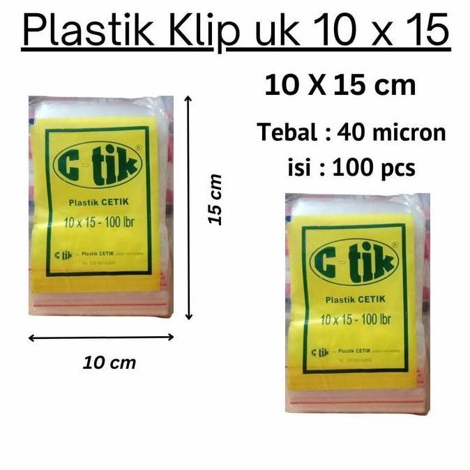 Plastik Klip uk 10x15 (isi 1000 lbr), plastik obat, plastik Zipper