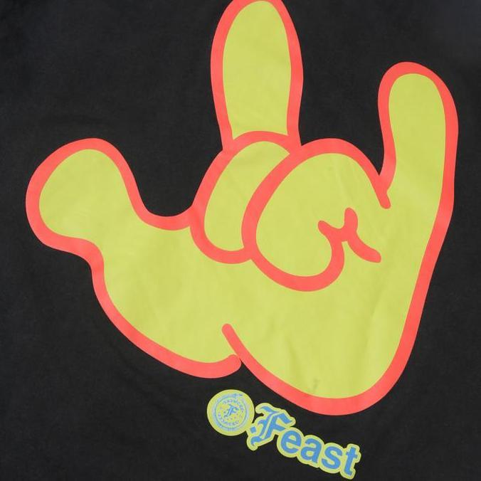 .Feast - Gajah Semut Manusia  Washed - T-shirt - Black