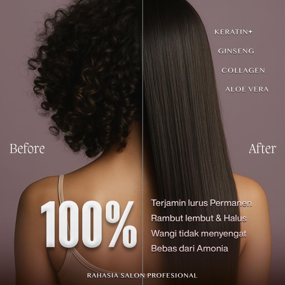 Blessing Paket Smoothing Pelurus Rambut Permanen Keratin