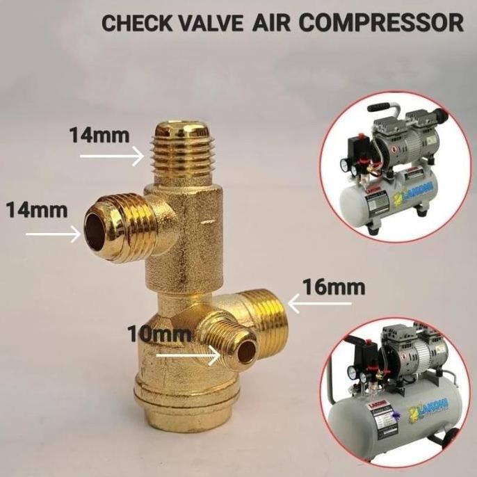 Check Valve Untuk Kompresor Oilless Lakoni Fresco, Kualitas Terbaik, Mudah Dipasang