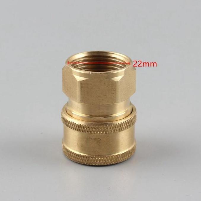 Sepasang Konektor Pencuci Bertekanan M22 Male & M22 Female