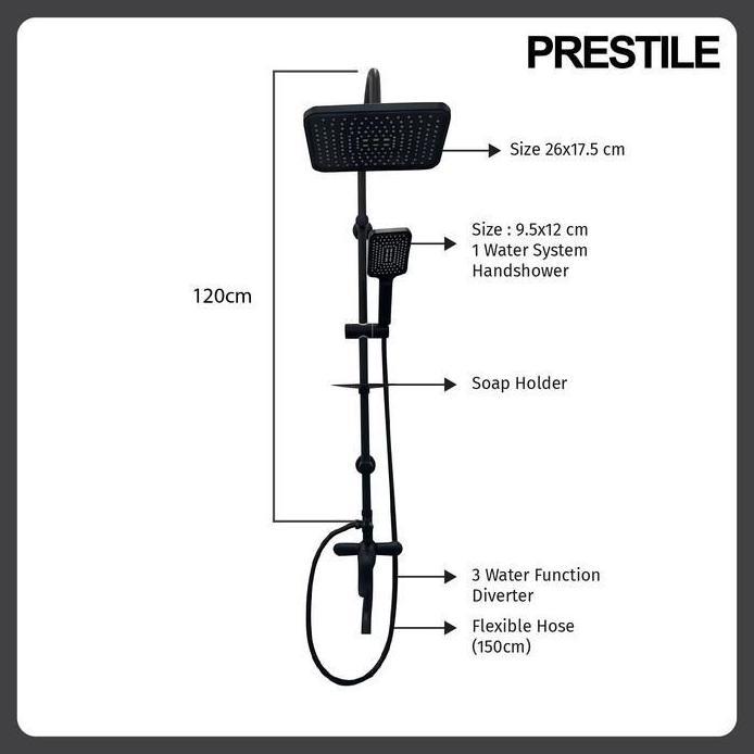 Shower Kamar Mandi Set Shower Set Shower Mandi Set Ss 8801 Bk Murah