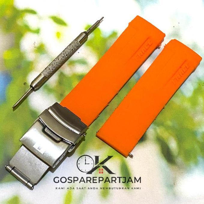 Strap Tali Jam Tangan Rubber Karet Silicone Tissot T Race Moto Gp Asli