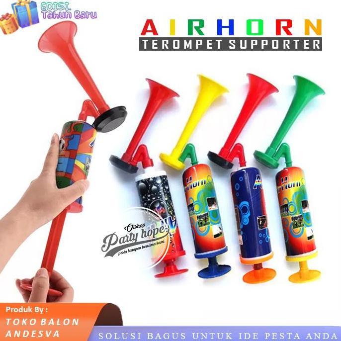 Partybrad- Terompet Suporter Bola / Air Horn Terompet Angin Terompet Tahun Baru