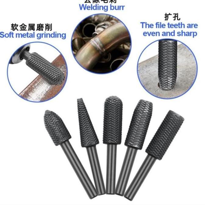 Tools- Mata Bor Kikir Besi Kayu Hss Milling Power Rotary Milling Hole