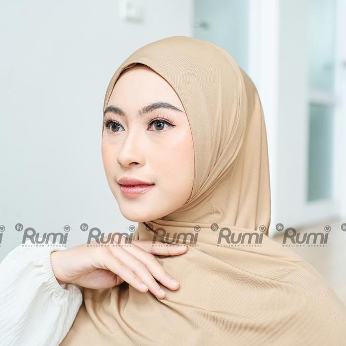 Thegirlrelig- Exclusive Della Puspita Pashmina Instan Oval Inner Ninja Naya By Rumi Hijab Menutup Le