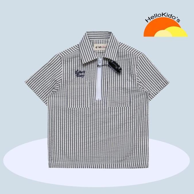 DV292 >> Kemeja Anak Laki Laki Kemeja Garis garis Anak Laki Laki Kemeja Oversize Anak Laki Laki Keme