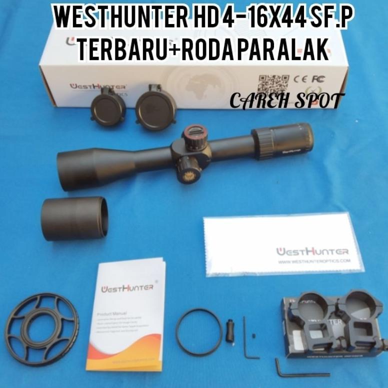 Teleskop Westhunter HD 4-16x44SFP Zoom Kuat