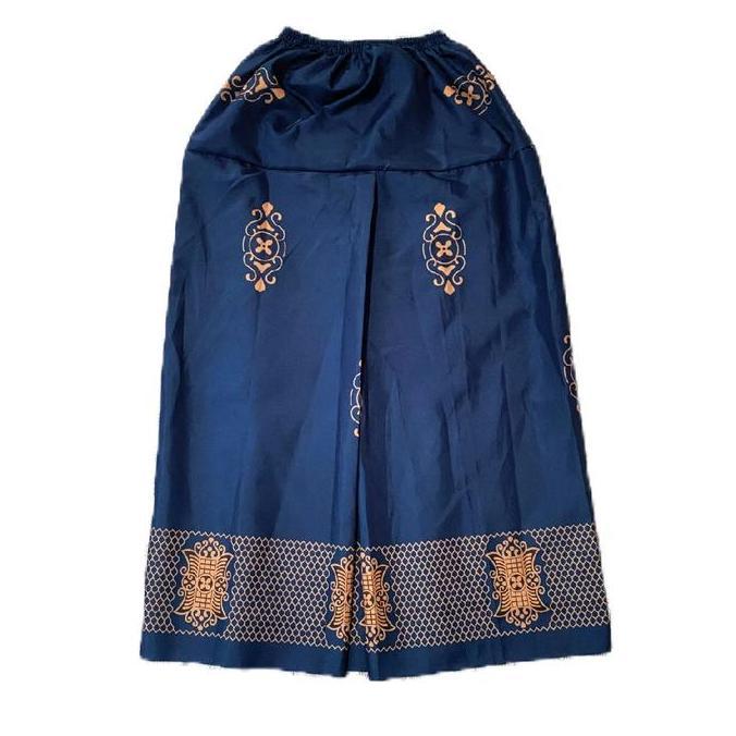 Kidsrelig- Sarung Instan Anak Motif Sarwon Muslim Peci Biru Nyaman Panjang Motif Keren Hitam Koko