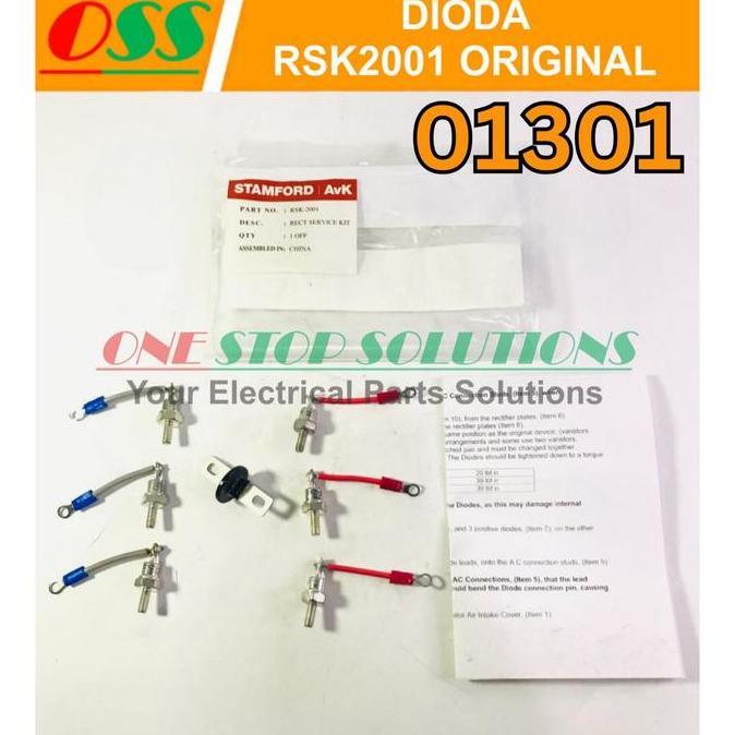 Promo RECTIFIER KIT RSK2001 DIODA VARISTOR RSK 2001 ORIGINAL COD
